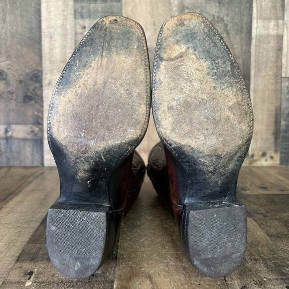 Lucchese San Antonio 2265 Vintage Western Cowboy Boots Mens 10.5 EE - Picture 4 of 12